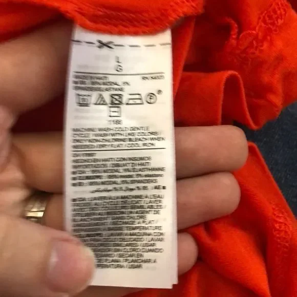 Old navy women’s large orange swing tee - Picture 4 of 6